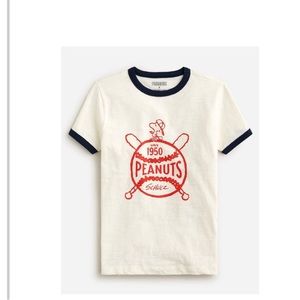 Peanuts Baseball T-shirt by JCrew.